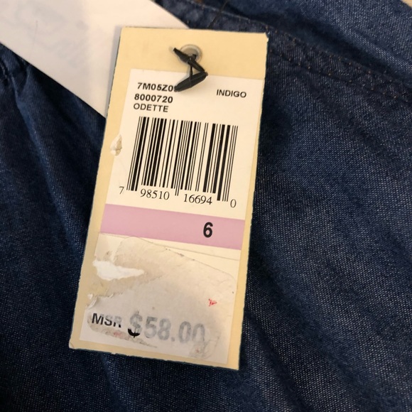 MAX STUDIO Odette “Denim” Shorts, NWT, size 6 - Picture 6 of 6